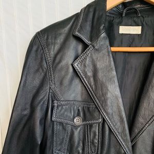 Leather jacket. New.